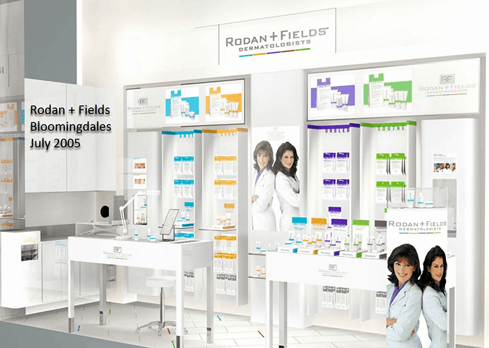 Rodan and Fields display in Bloomingdales circa 2005